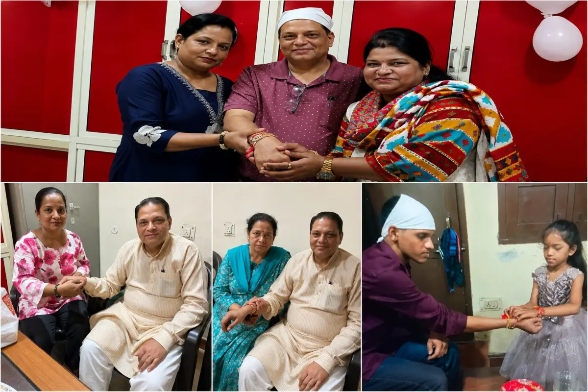 मजहब की दीवारें टूटीं, राखी के धागों में बंधी मोहब्बत—डॉ. जफर और अरमान की अनोखी पहल।