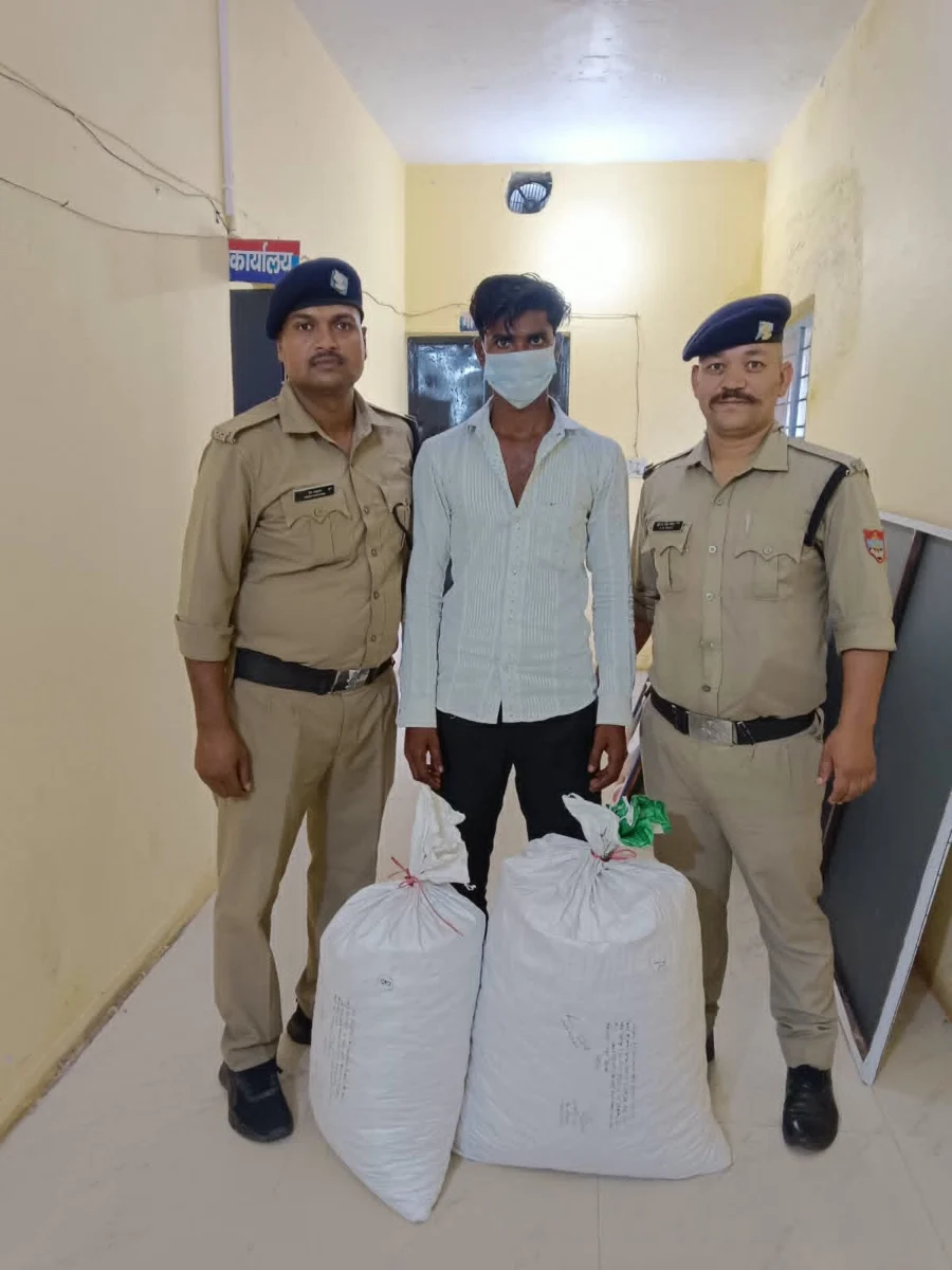 नशा मुक्ति अभियान के तहत काठगोदाम पुलिस की बड़ी कार्रवाई, 14.462 ग्राम डोडा पोस्त के साथ युवक गिरफ्तार।
