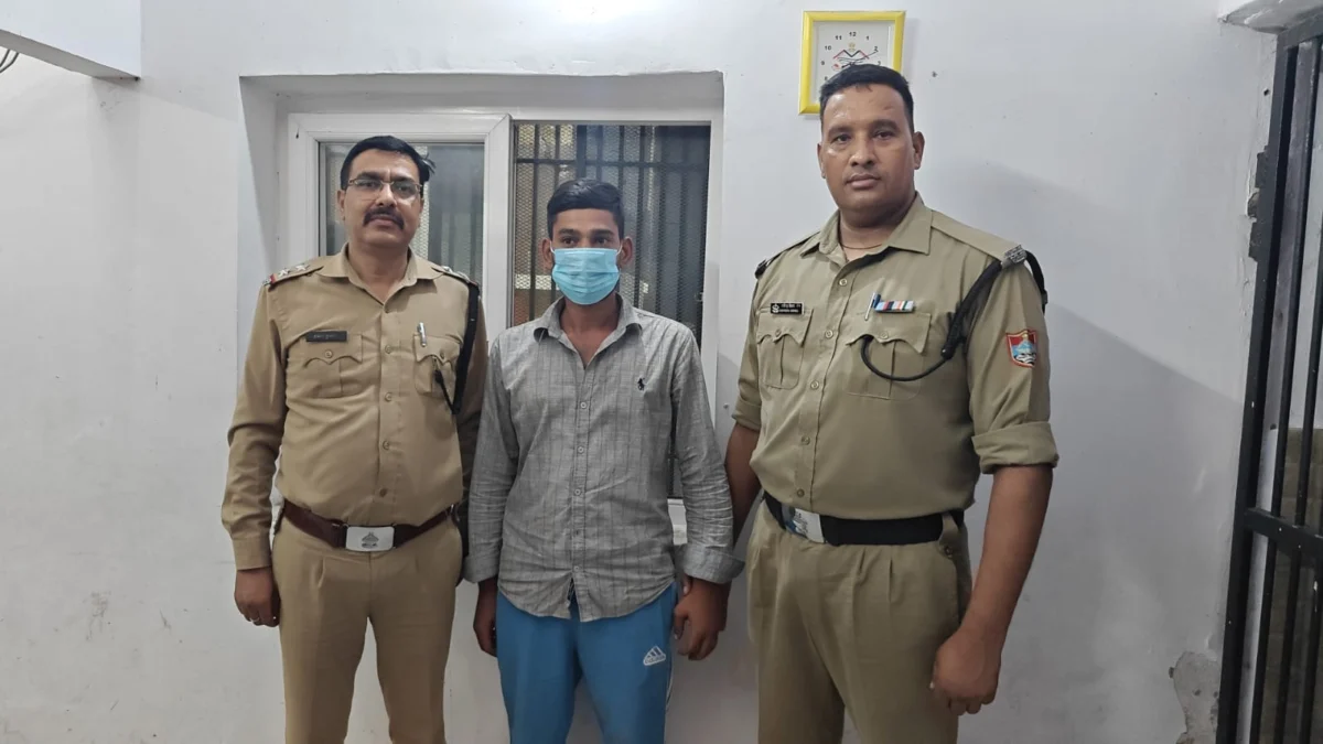 एनडीपीएस एक्ट में वांछित वारंटी साहिल गिरफ्तार।