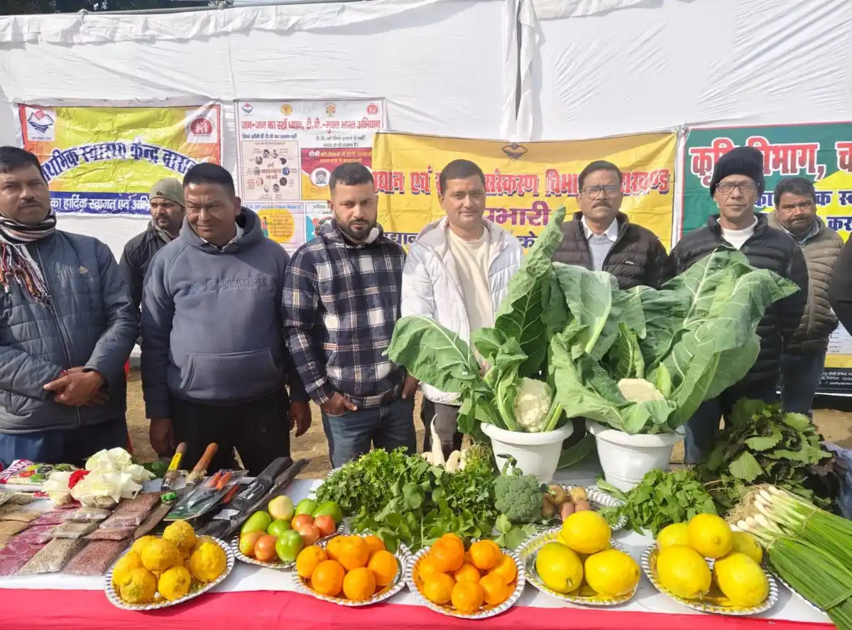 पैतृक भूमि पर आधुनिक खेती कर विनोद सिंह ने पेश की आत्मनिर्भरता की मिसाल।